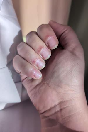 Russian gel manicure 2 by M. STUDIO NYC — client work for שיר מצרפי
