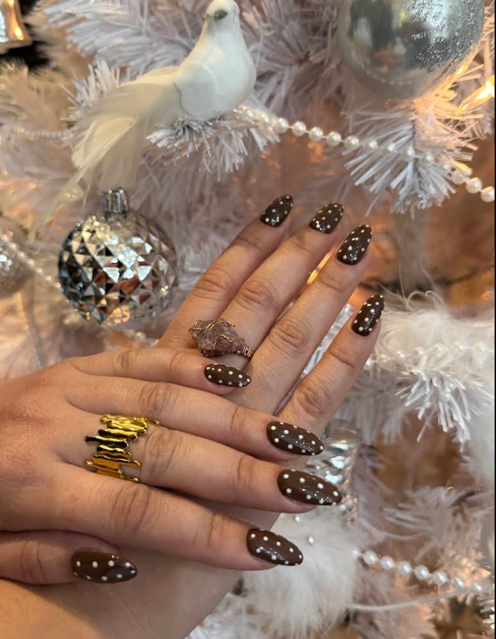 Russian gel manicure 2 by M. STUDIO NYC — client work for Dinara Gabdrakhmanova