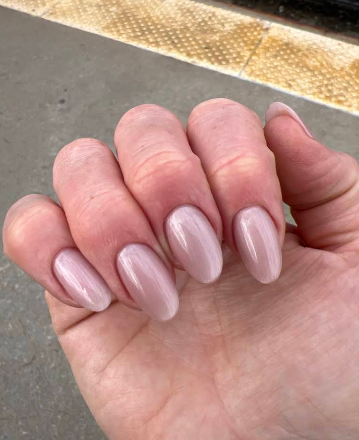 Russian gel manicure 2 by M. STUDIO NYC — client work for Kelsey Siegel