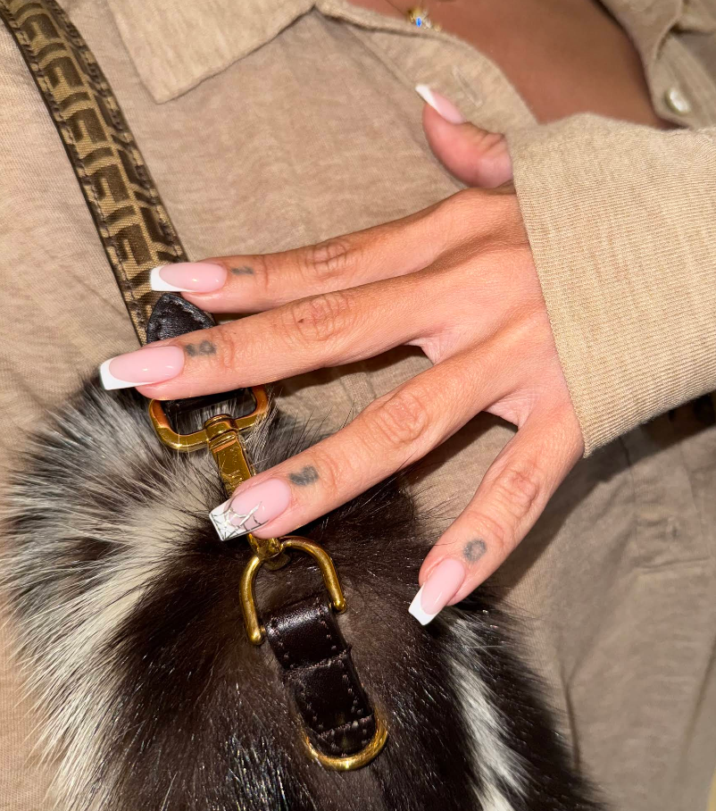 Russian gel manicure by M. STUDIO NYC — client work for Tabatha mcGurr