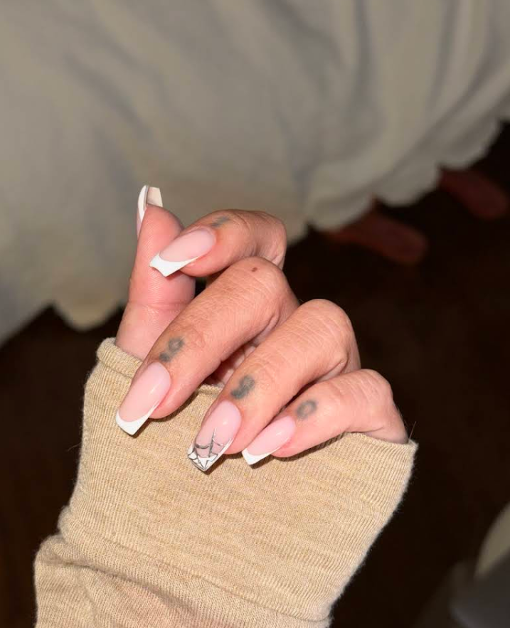 Russian gel manicure 2 by M. STUDIO NYC — client work for Tabatha mcGurr