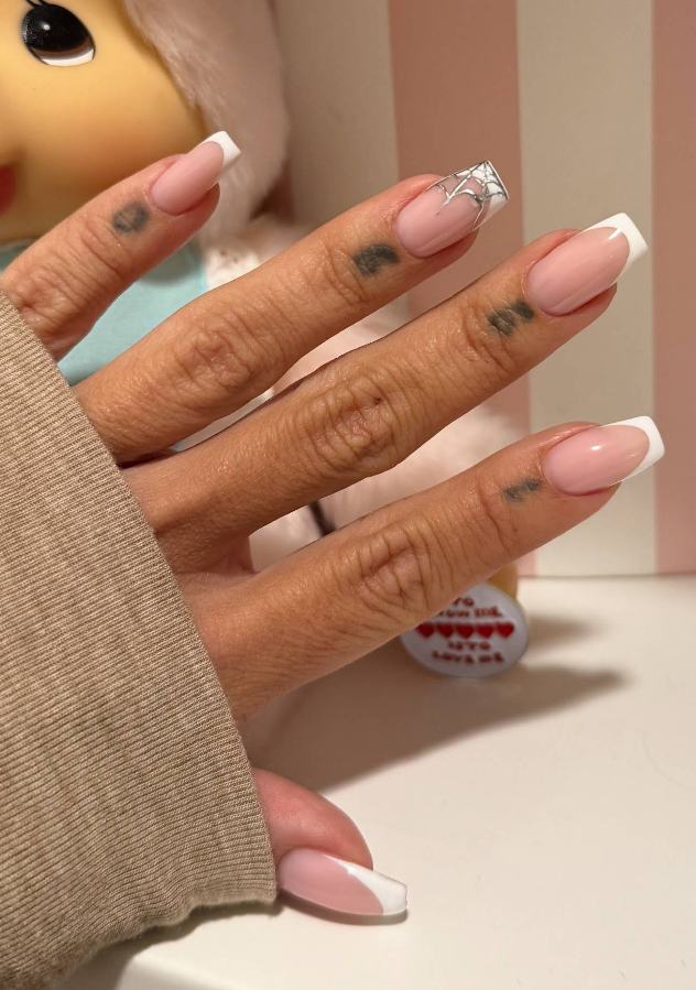 Russian gel manicure 3 by M. STUDIO NYC — client work for Tabatha mcGurr