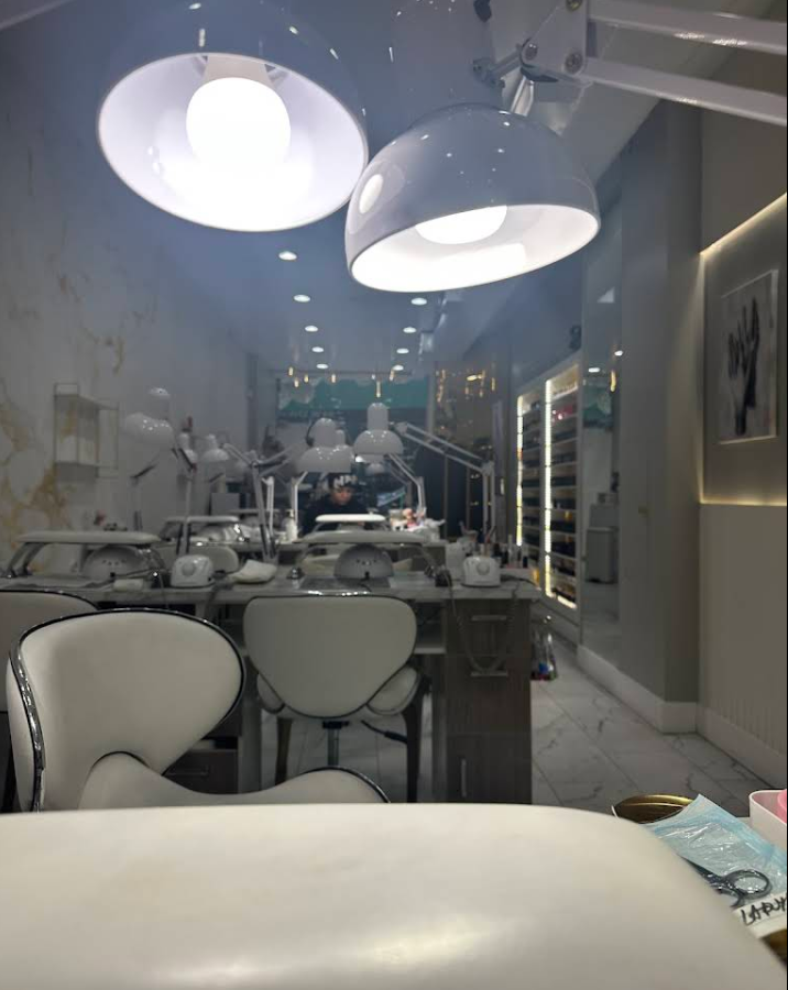 Russian gel manicure 2 by M. STUDIO NYC — client work for Isabella Borja
