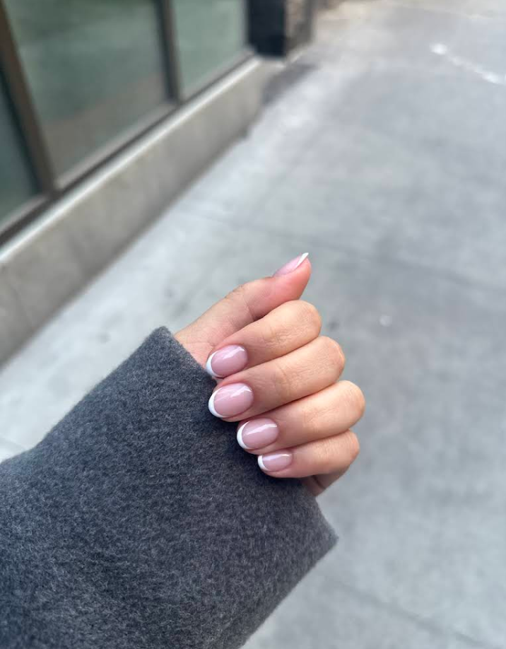 Russian gel manicure 3 by M. STUDIO NYC — client work for Isabella Borja