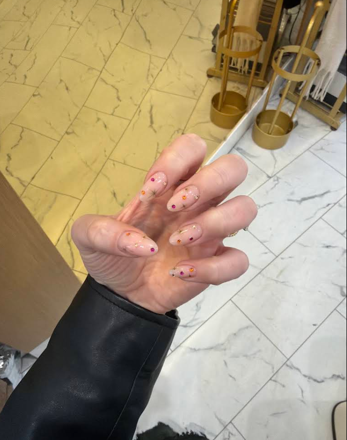 Russian gel manicure by M. STUDIO NYC — client work for Claire O'Sullivan