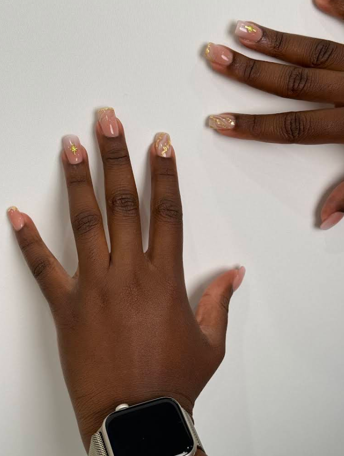 Russian gel manicure 3 by M. STUDIO NYC — client work for Benny Bonita