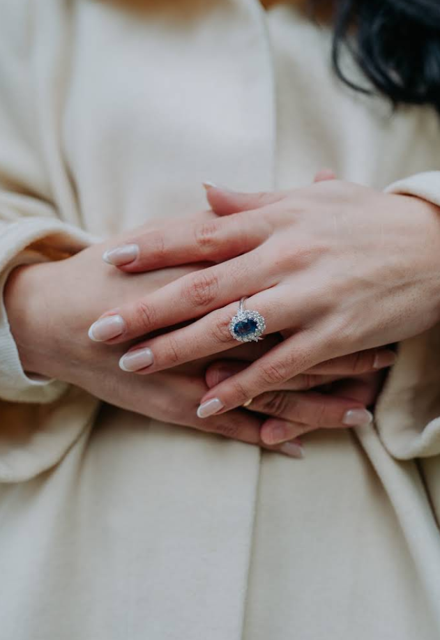 Russian gel manicure 2 by M. STUDIO NYC — client work for Rebekah Goetz