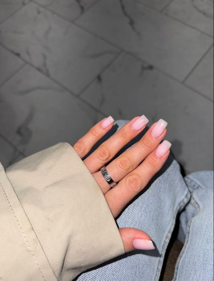 Russian gel manicure 2 by M. STUDIO NYC — client work for Juliann Cutuli
